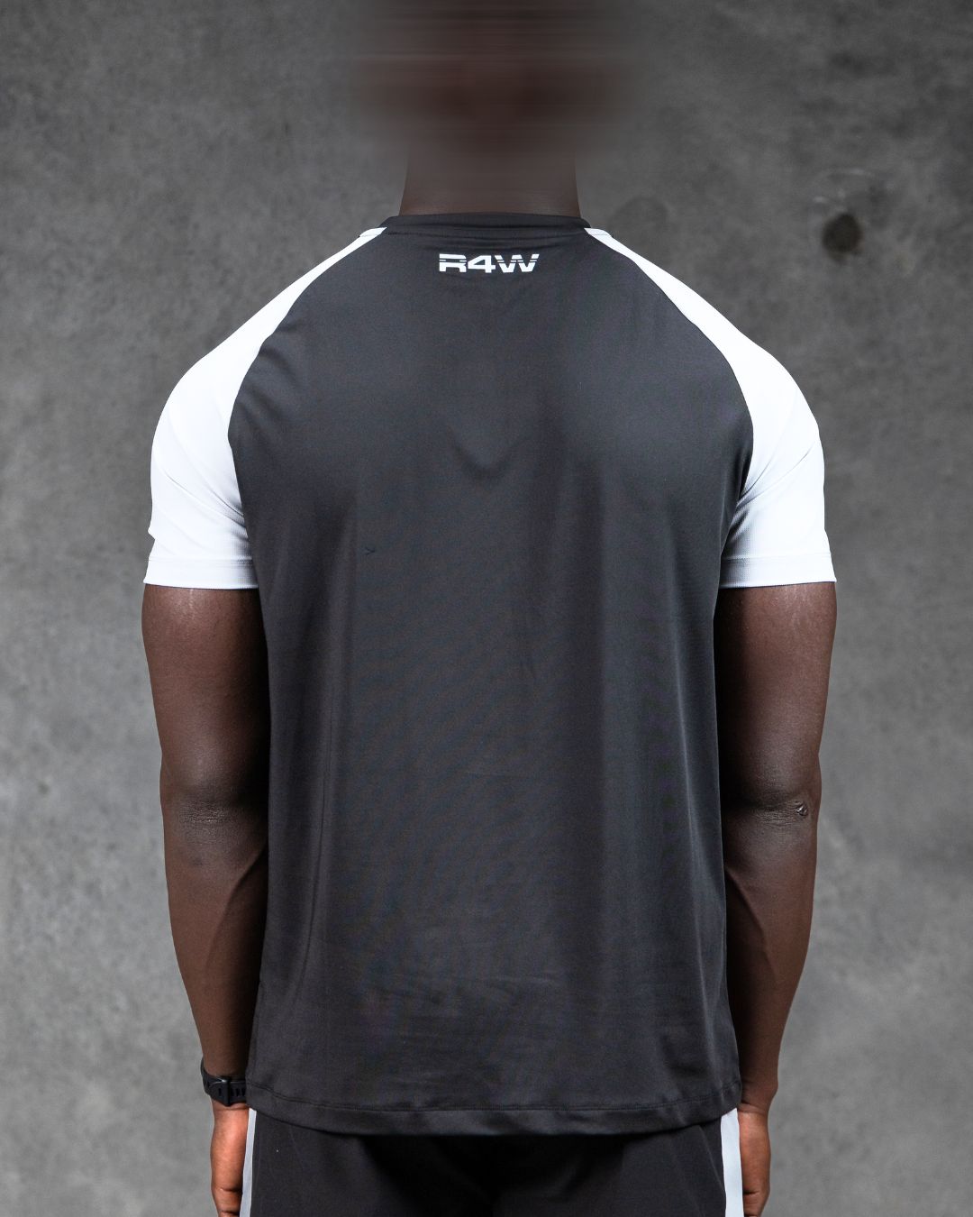 R4W HYBRID TEE BLACK/GREY
