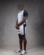 R4W HYBRID TEE GREY/BLACK