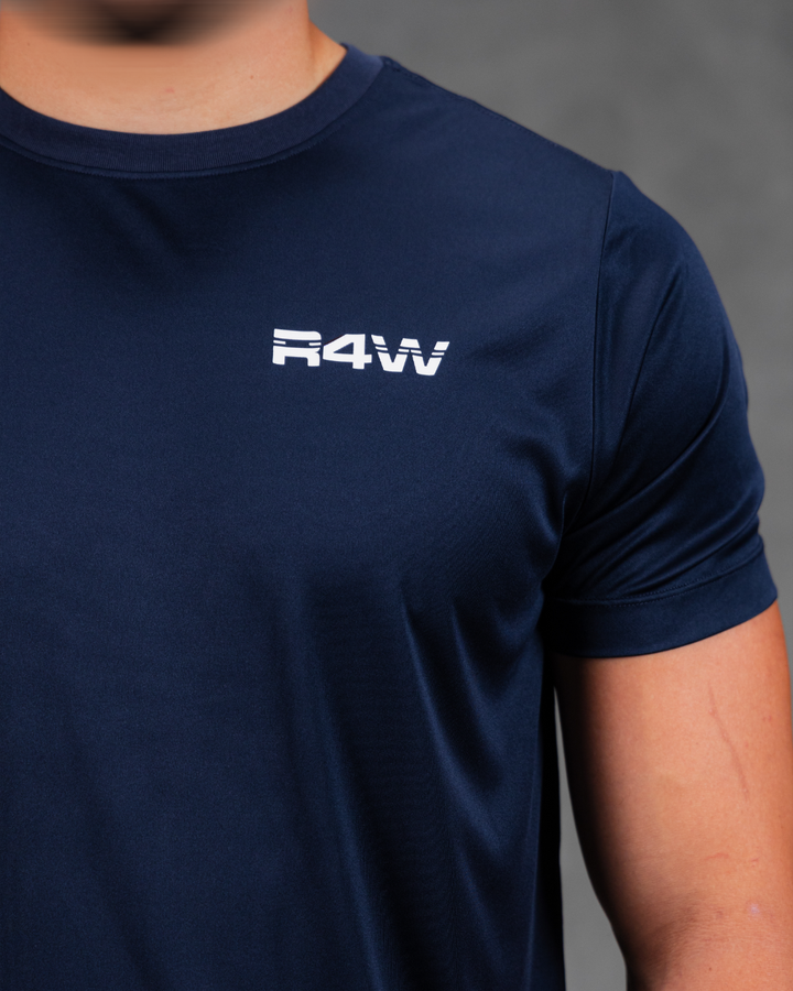 R4W ACTIVE TEE NAVY BLUE