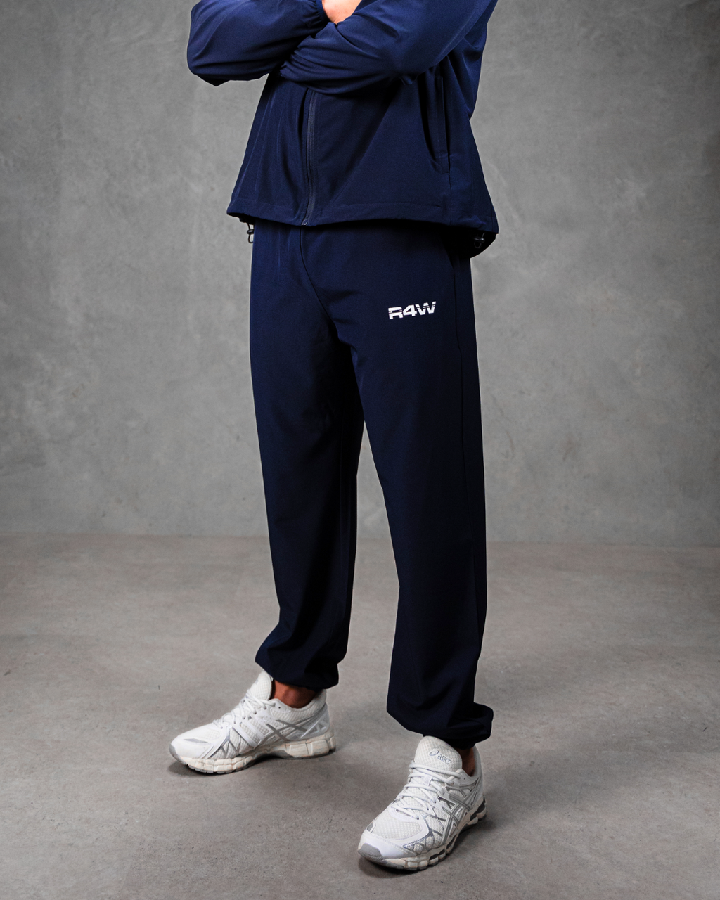 R4W ACTIVE TRACKPANTS NAVY BLUE
