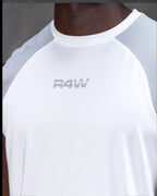 R4W HYBRID MUSCLE TANK WHITE/GREY