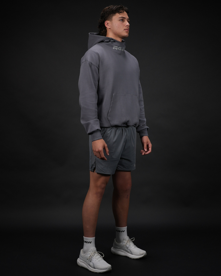 R4W ESSENTIALS HOODIE SLATE GREY