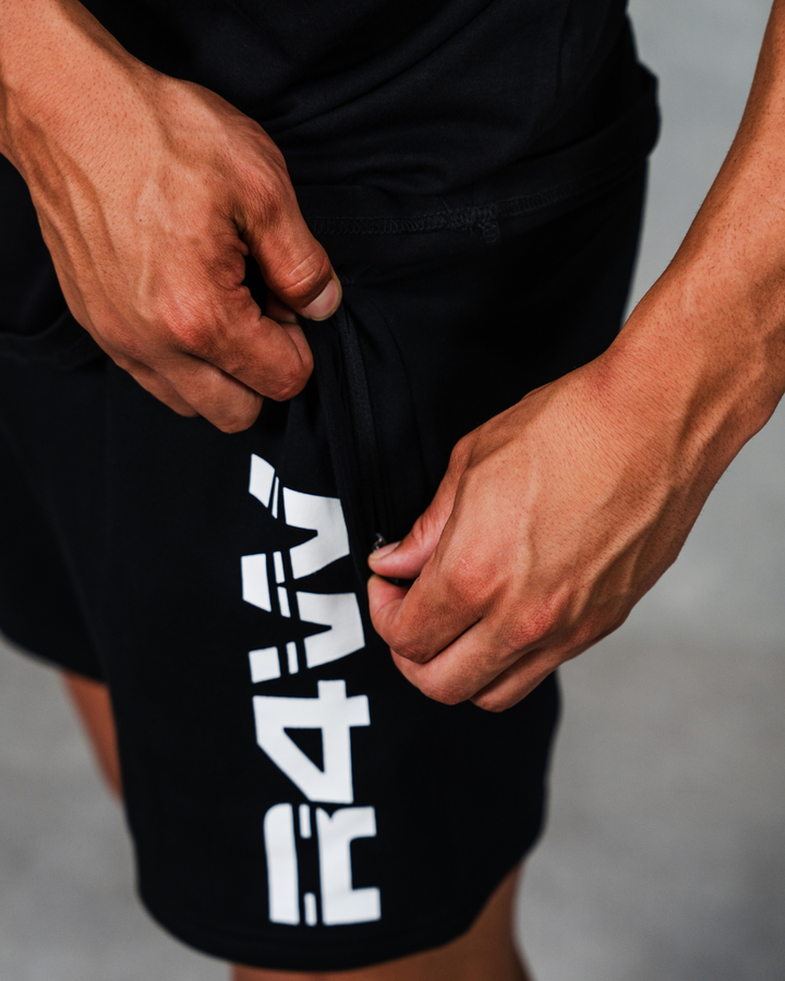 R4W OFF DUTY SHORTS BLACK