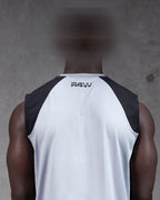 R4W HYBRID MUSCLE TANK GREY/BLACK