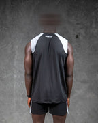 R4W HYBRID MUSCLE TANK BLACK/GREY