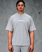 R4W OFF DUTY OVERSIZED TEE MARL GREY