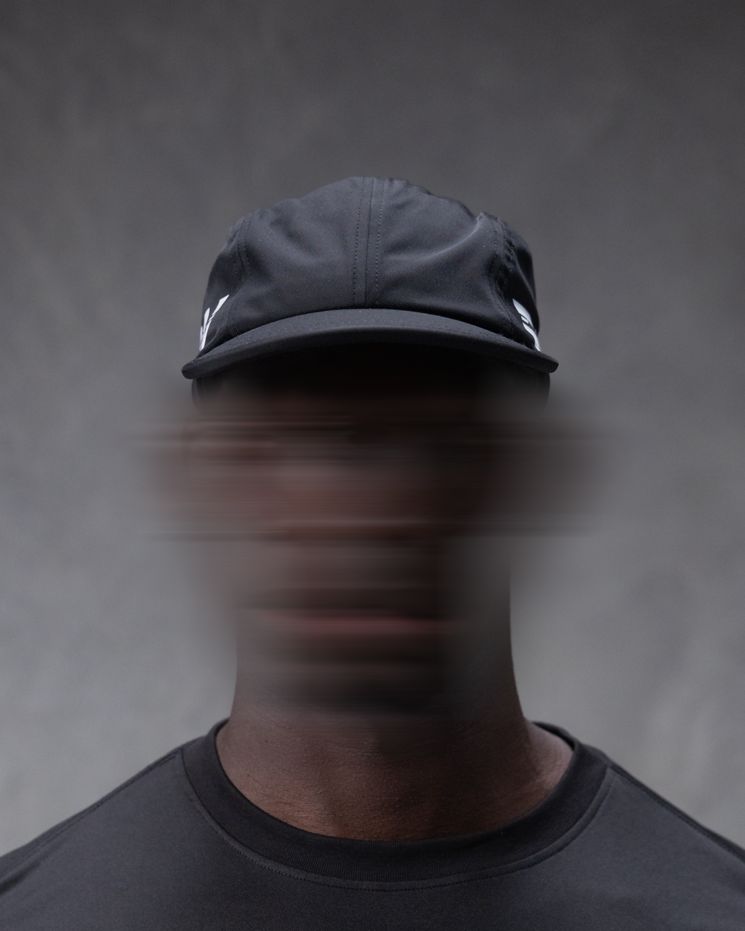 R4W EDGE DRI-FIT HAT BLACK/WHITE
