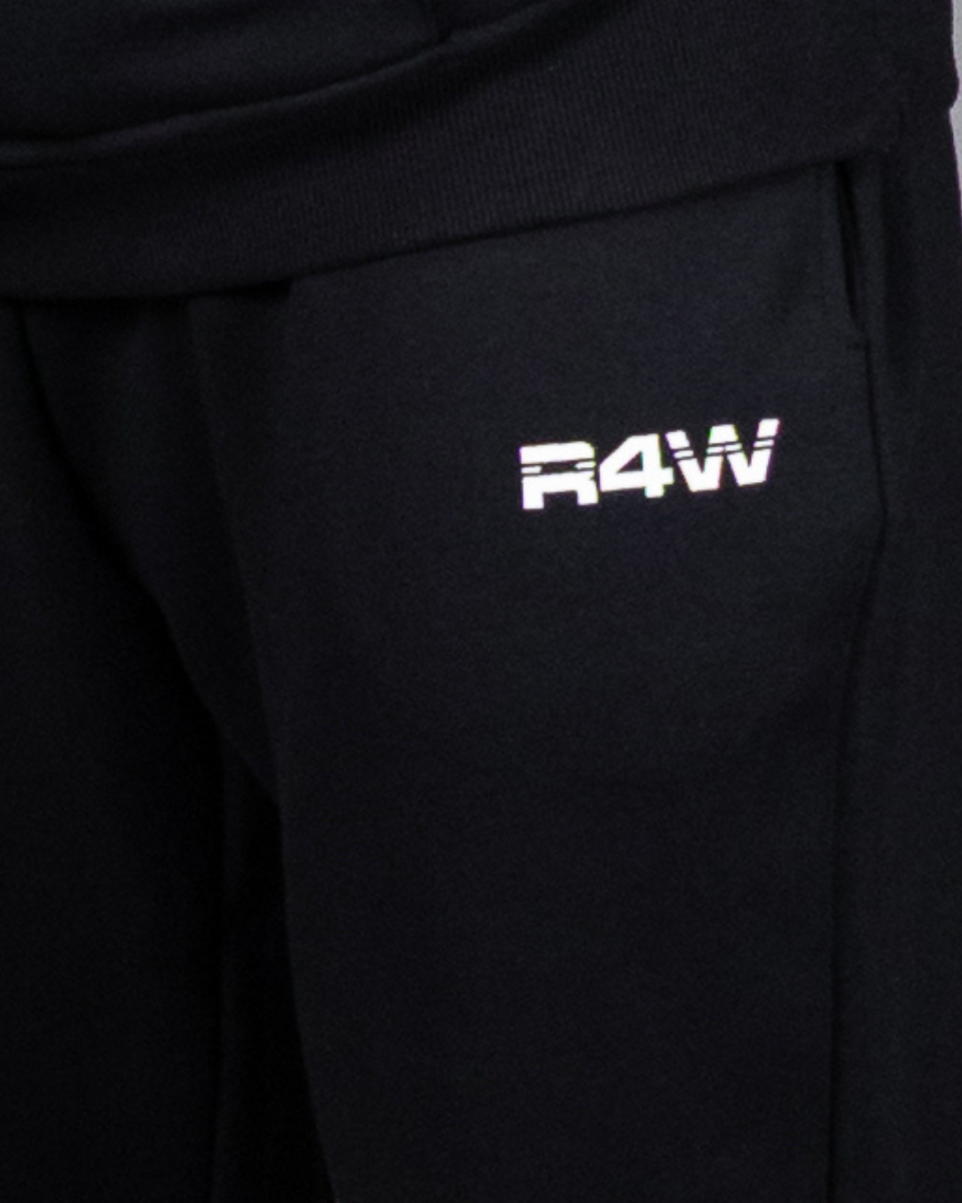 R4W FLEECE TRACKPANTS BLACK