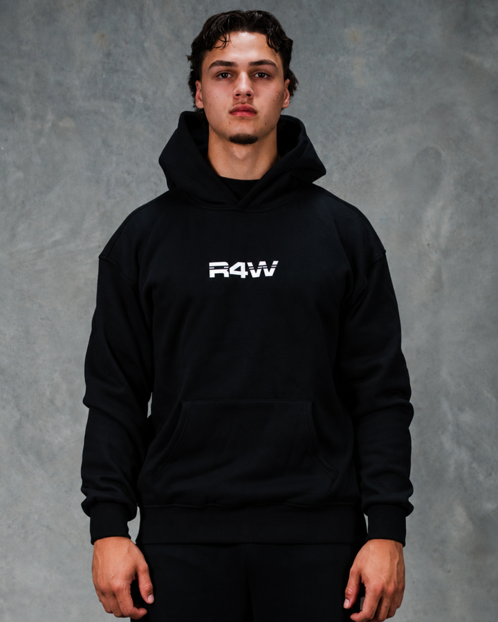 R4W OFF DUTY HOODIE BLACK