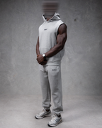 R4W FLEECE TRACKPANTS MARL GREY