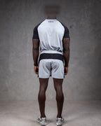 R4W HYBRID  SHORTS GREY/BLACK