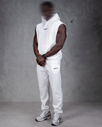 R4W FLEECE TRACKPANTS WHITE