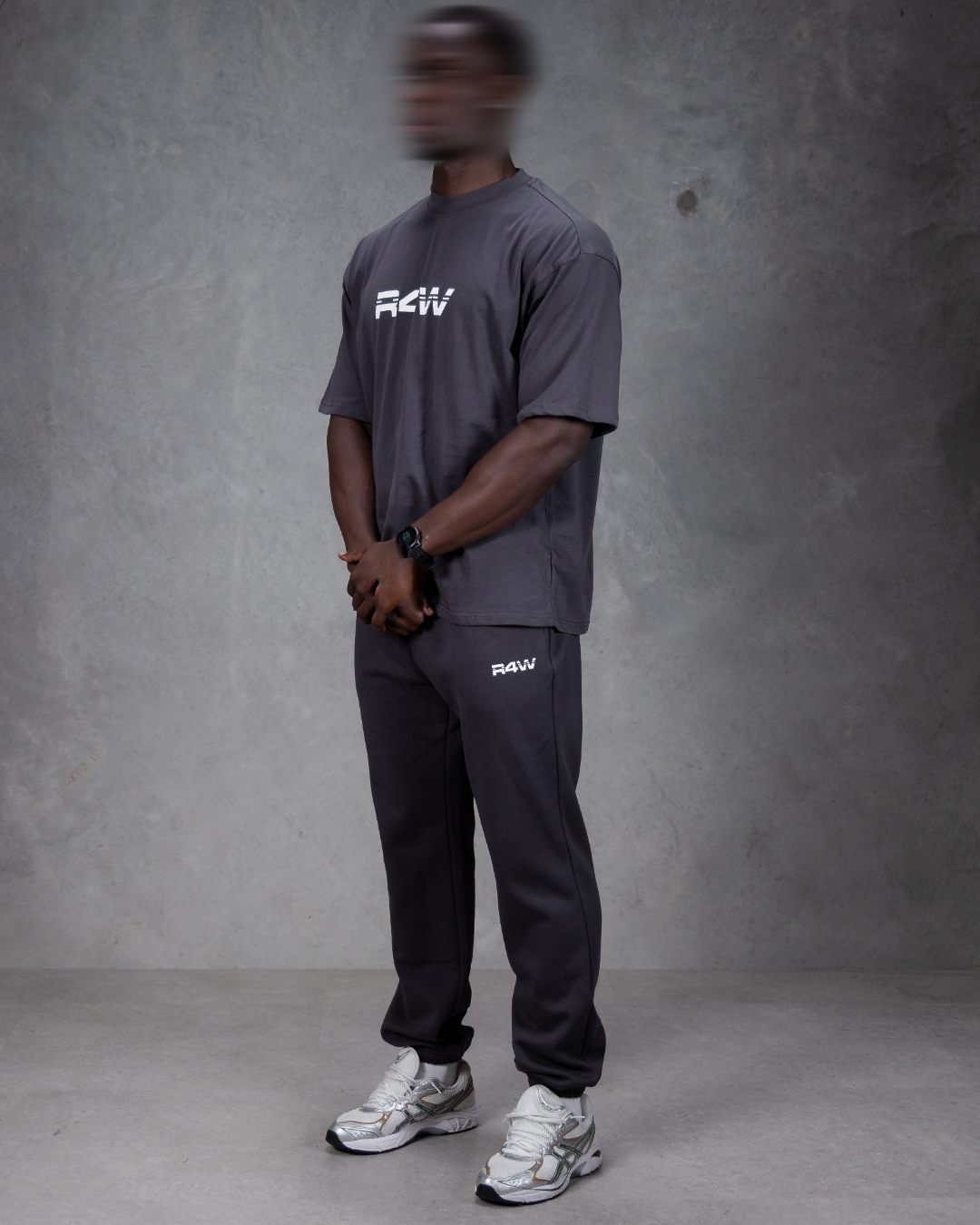 R4W FLEECE TRACKPANTS CHARCOAL
