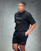 R4W OVERSIZED TEE OUTLINE BLACK