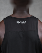 R4W ESSENTIALS RACER SINGLET BLACK