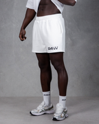 R4W FLEECE SHORTS WHITE
