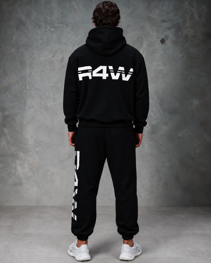 R4W OFF DUTY HOODIE BLACK
