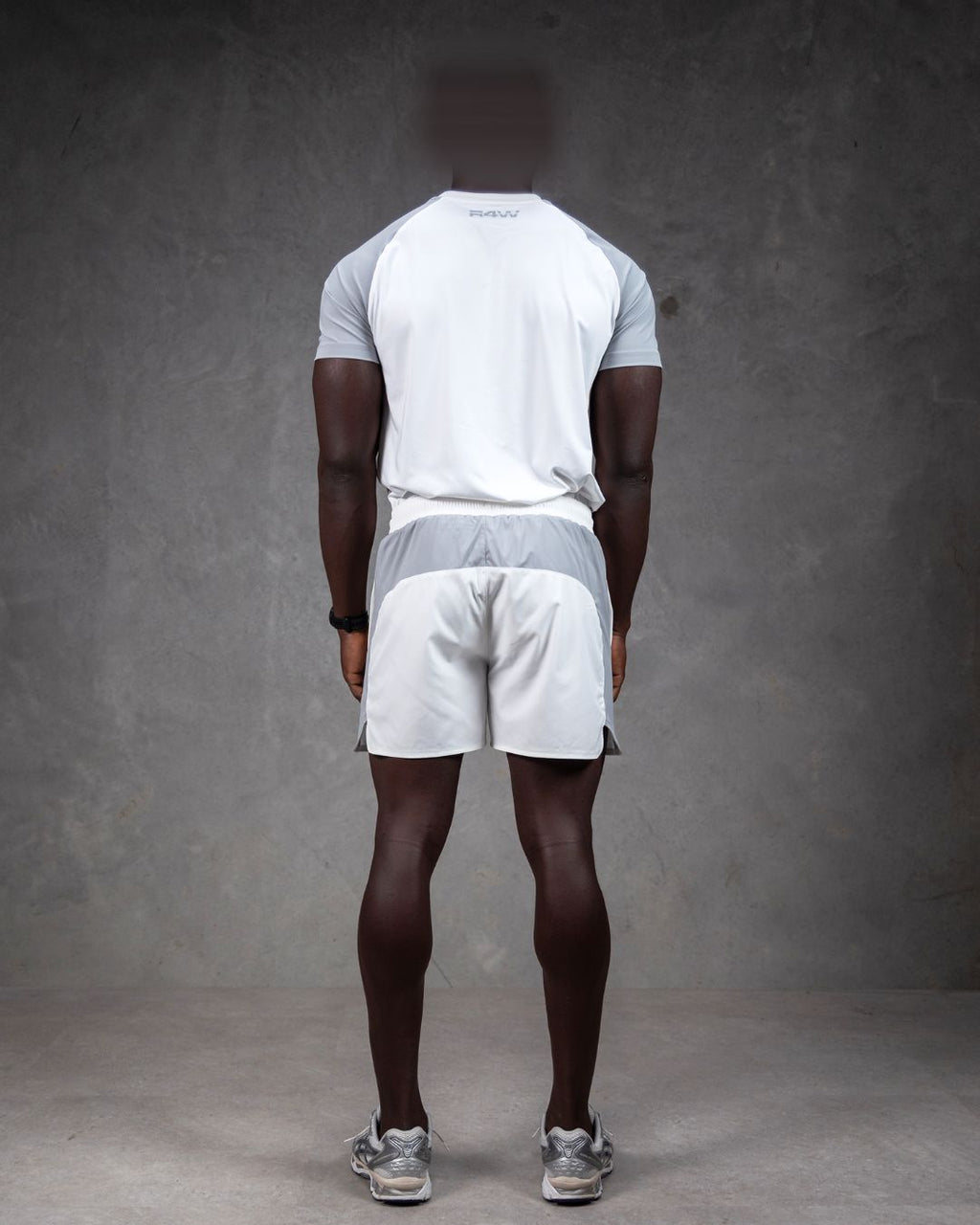 R4W HYBRID  SHORTS WHITE/GREY
