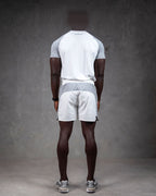 R4W HYBRID  SHORTS WHITE/GREY