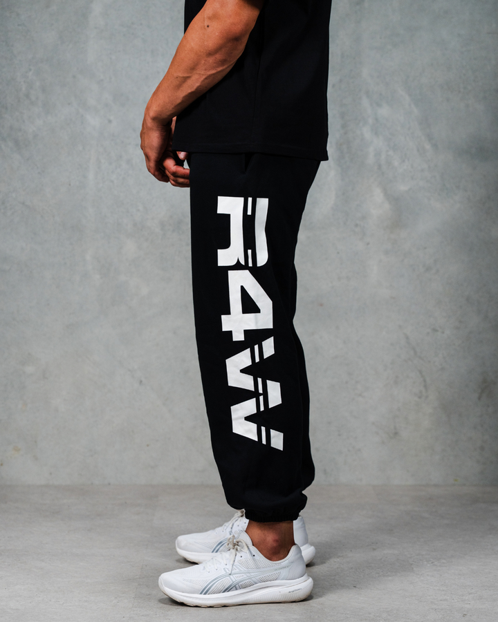 R4W OFF DUTY TRACKPANTS BLACK