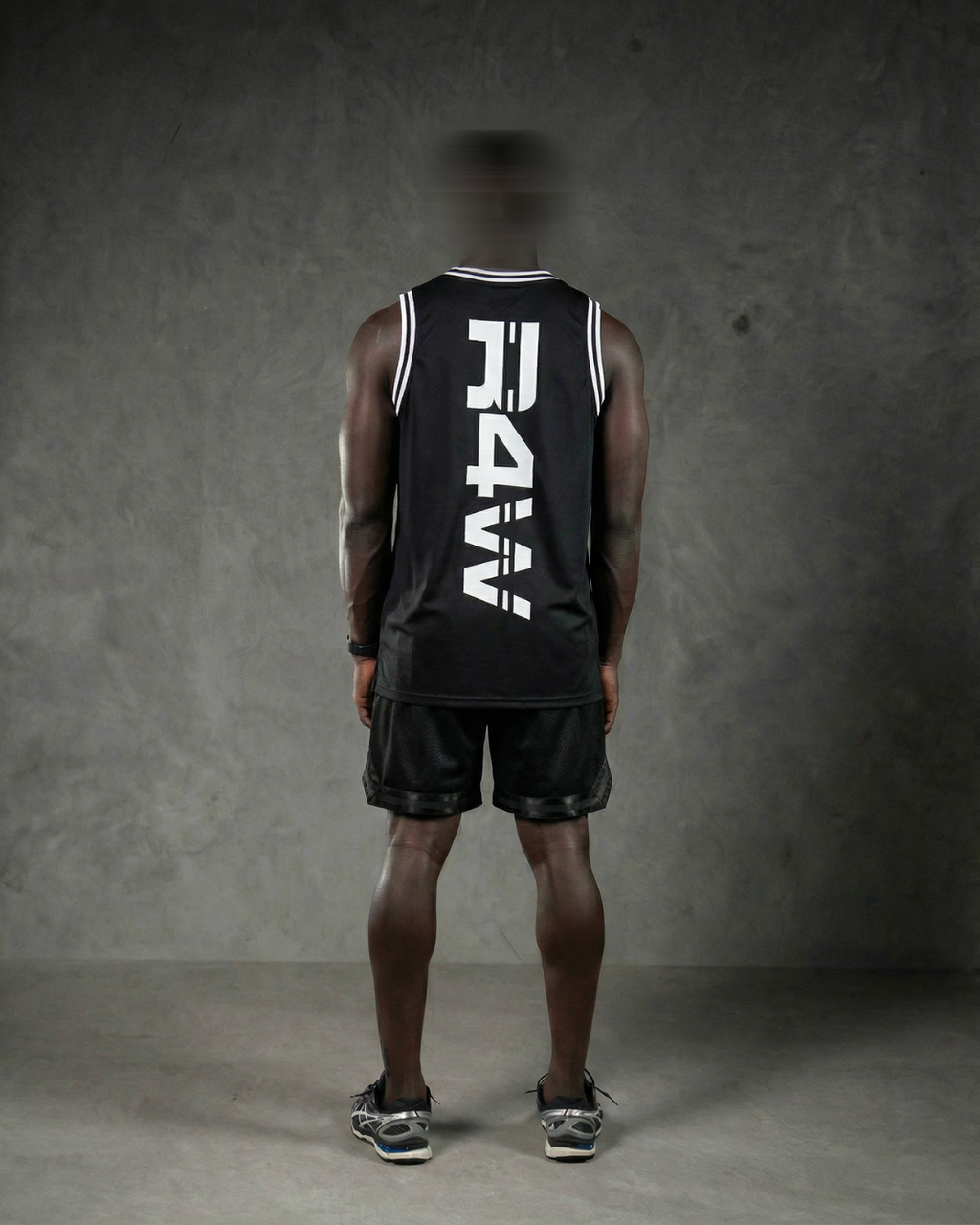 R4W BASKETBALL JERSEY BLACK