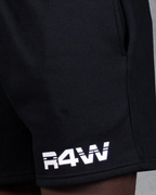 R4W FLEECE SHORTS BLACK
