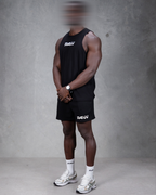 R4W FLEECE SHORTS BLACK