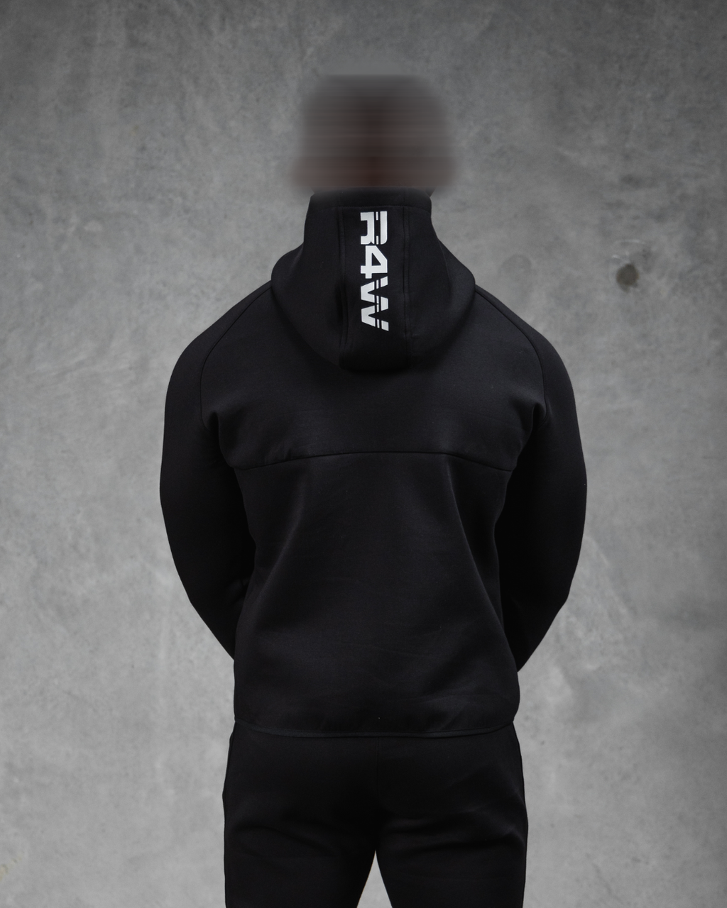 R4W TECH FLEECE JACKET BLACK