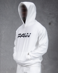 R4W FLEECE HOODIE WHITE