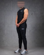 R4W PRO FLEX TRACKPANTS BLACK/WHITE