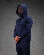 R4W TECH FLEECE JACKET NAVY BLUE