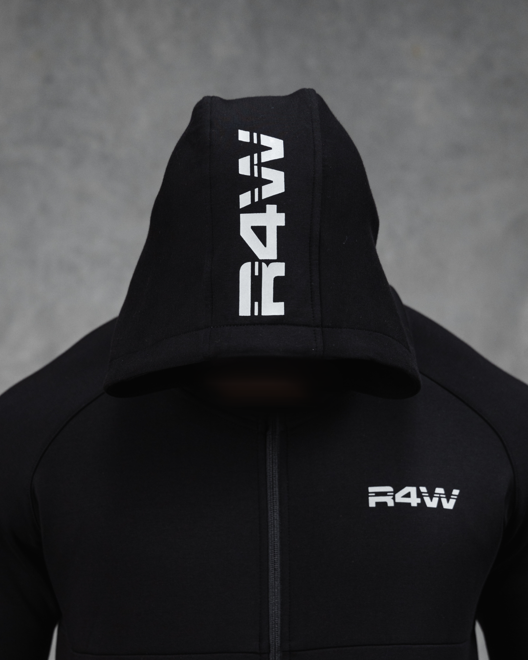 R4W TECH FLEECE JACKET BLACK