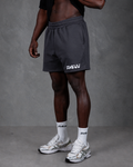 R4W FLEECE SHORTS CHARCOAL