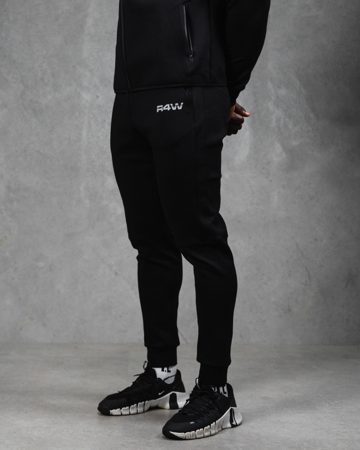 R4W TECH FLEECE TRACKPANTS BLACK