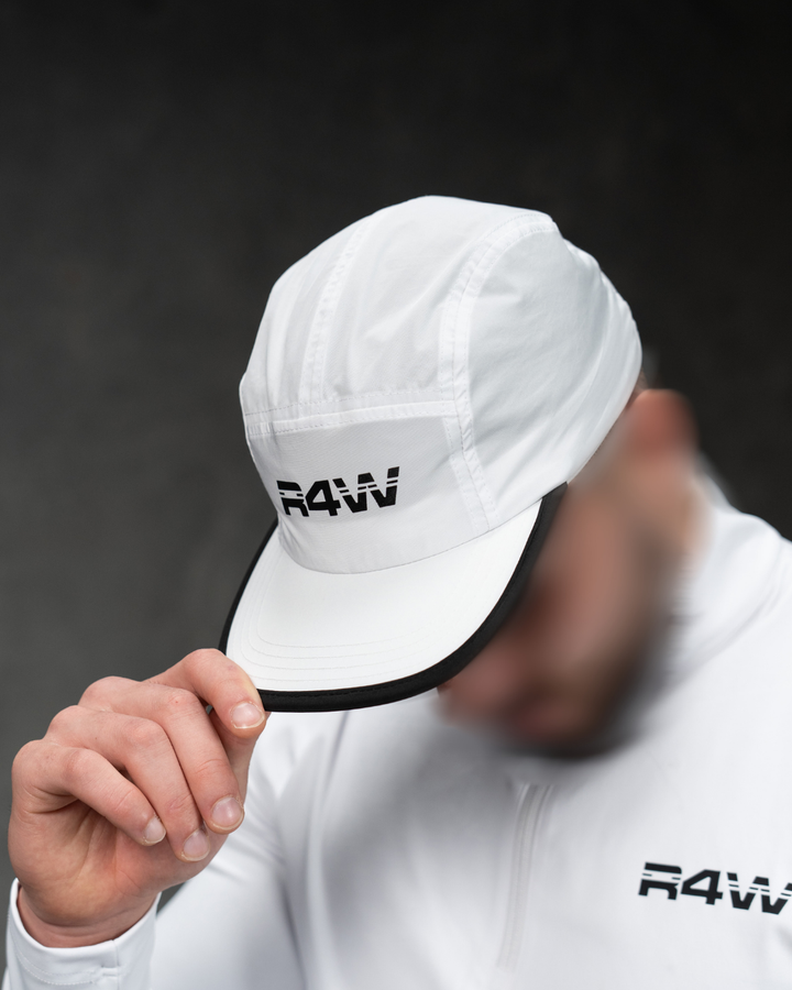 R4W ACTIVE DRI-FIT HAT WHITE