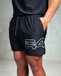 R4W PRO FLEX SHORTS OUTLINE BLACK