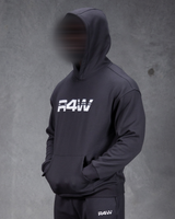 R4W FLEECE HOODIE CHARCOAL