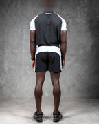 R4W HYBRID SHORTS BLACK/GREY
