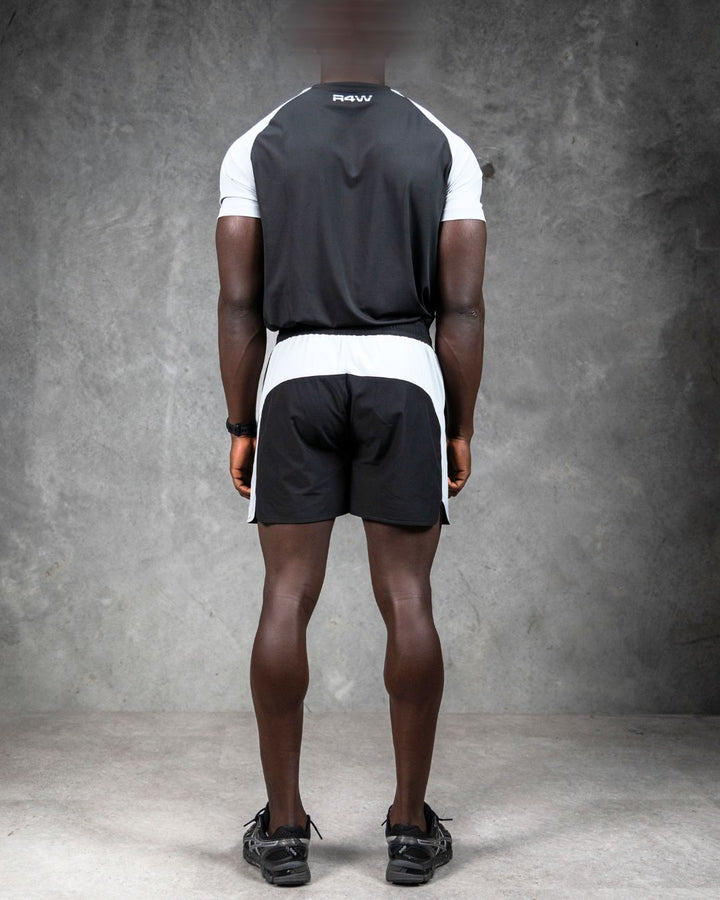 R4W HYBRID SHORTS BLACK/GREY
