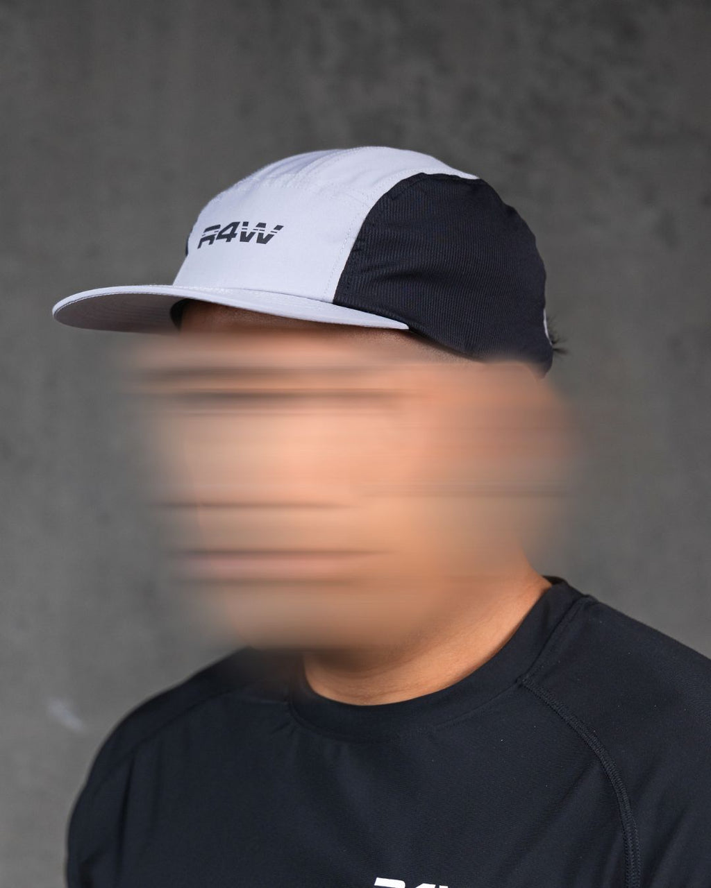 R4W HYBRID DRI-FIT HAT GREY/BLACK