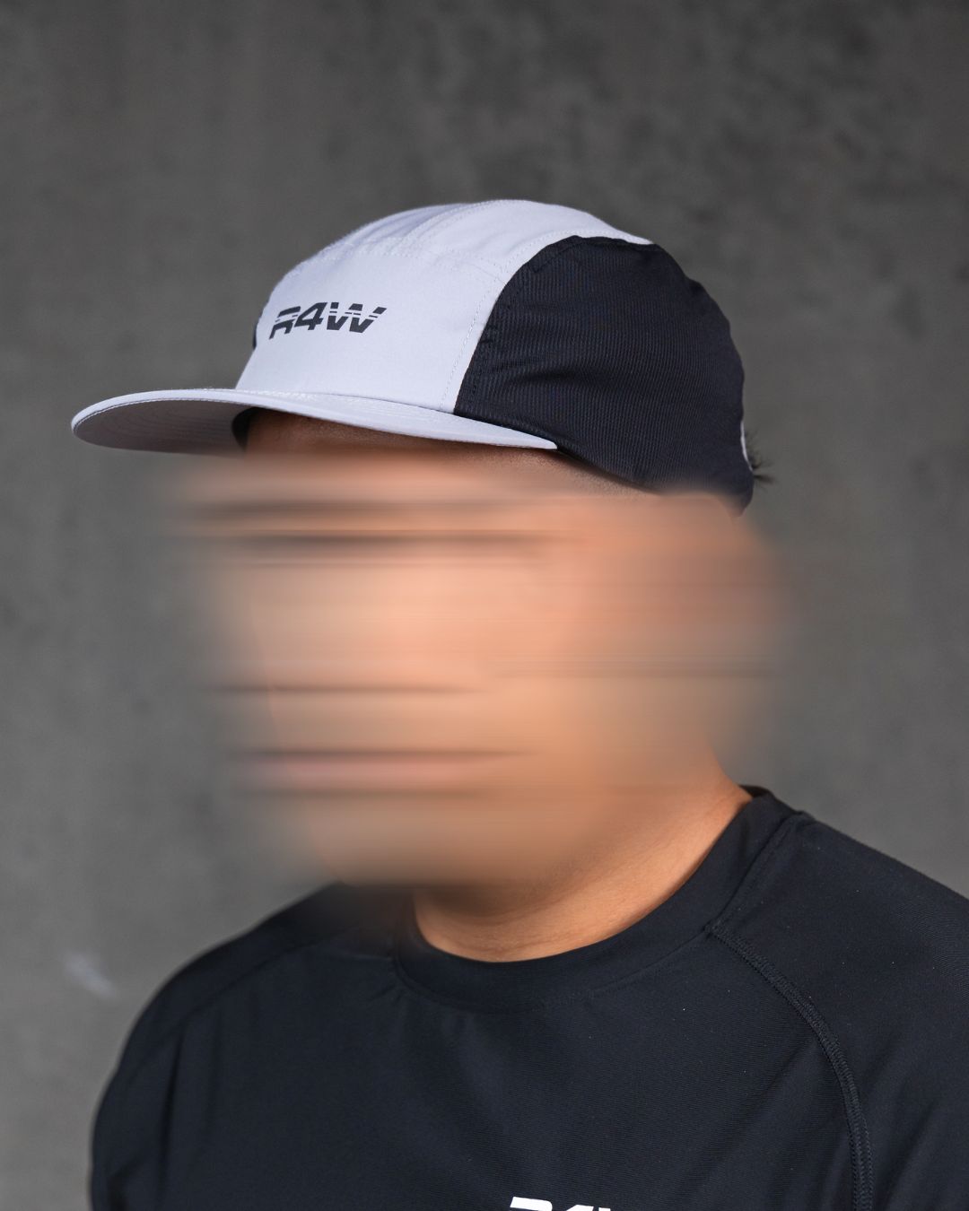 R4W HYBRID DRI-FIT HAT GREY/BLACK