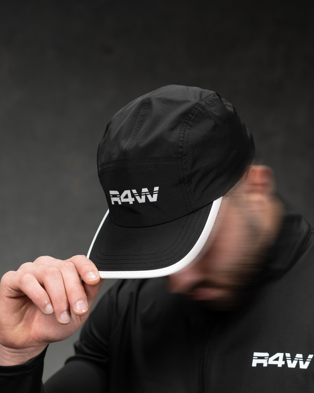 R4W ACTIVE DRI-FIT HAT BLACK