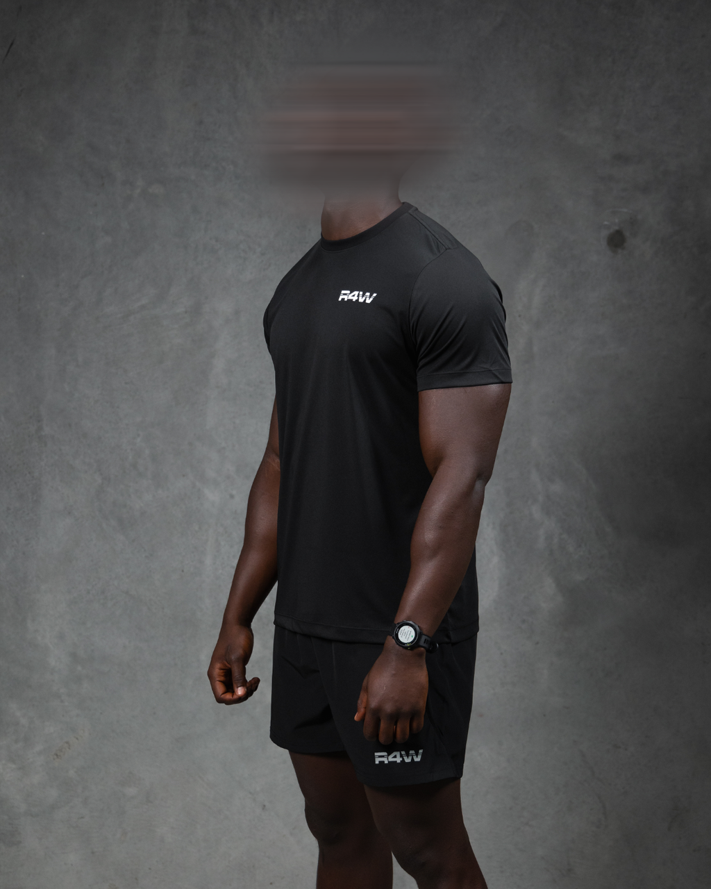 R4W ACTIVE TEE BLACK