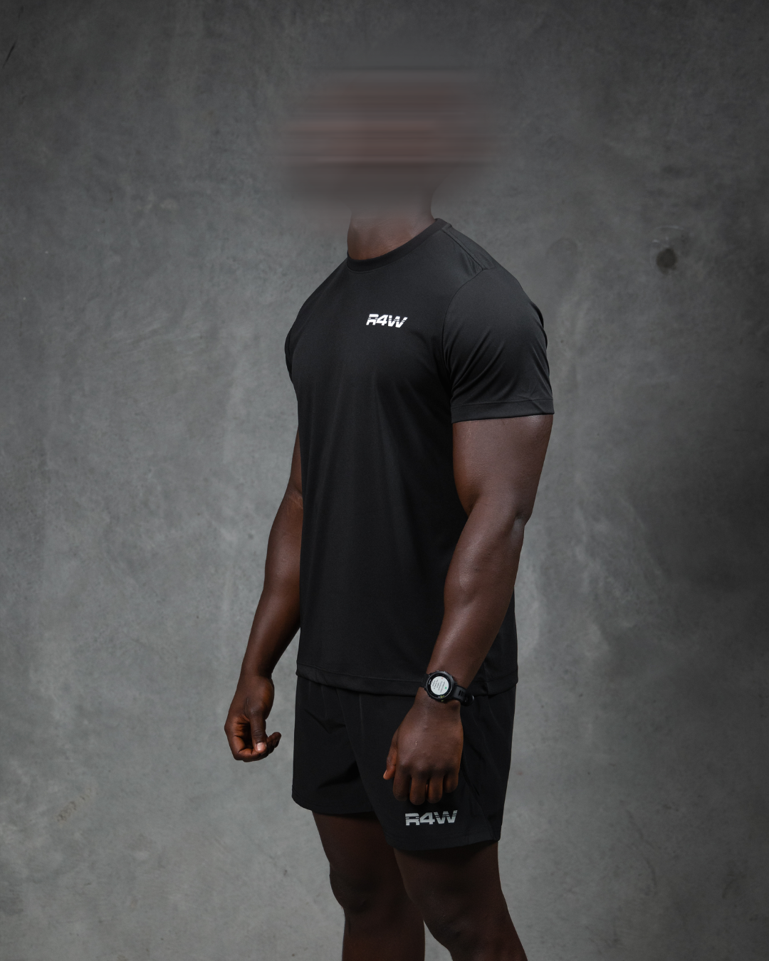 R4W ACTIVE TEE BLACK