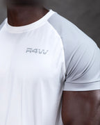 R4W HYBRID TEE WHITE/GREY