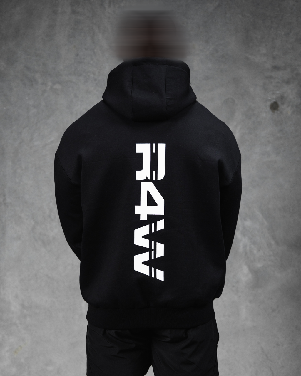 R4W ESSENTIALS HOODIE BLACK