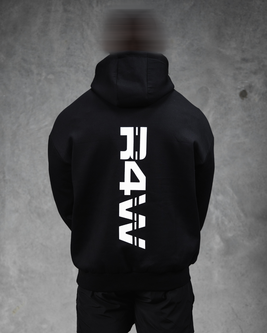 R4W ESSENTIALS HOODIE BLACK