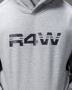 R4W FLEECE HOODIE MARL GREY