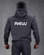 R4W FLEECE HOODIE CHARCOAL