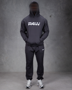 R4W FLEECE HOODIE CHARCOAL